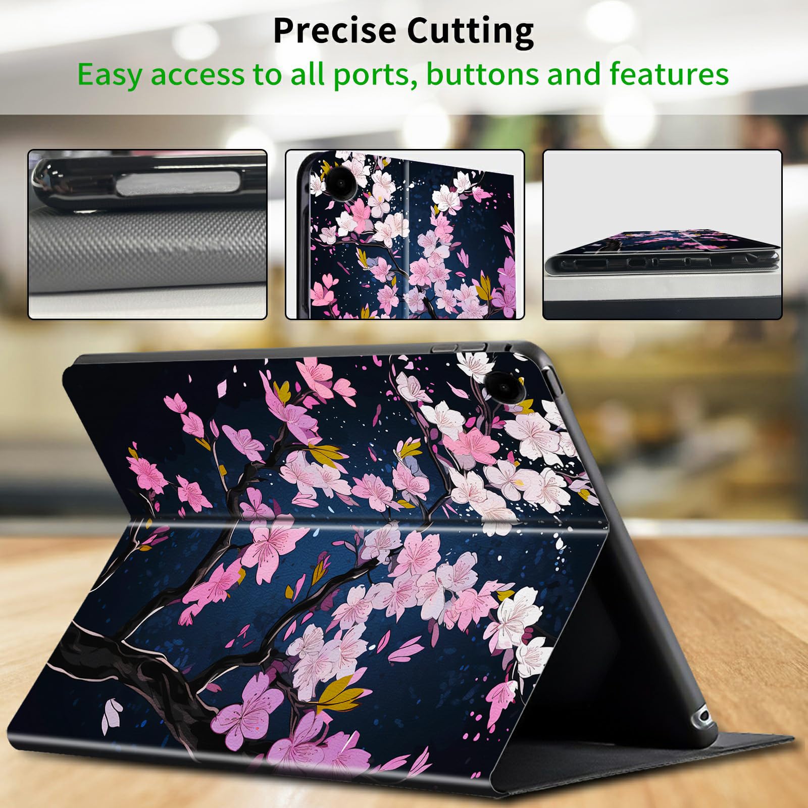 Amazon.com: CGFGHHUY Galaxy Tab A9 Case Lightweight Protective PU